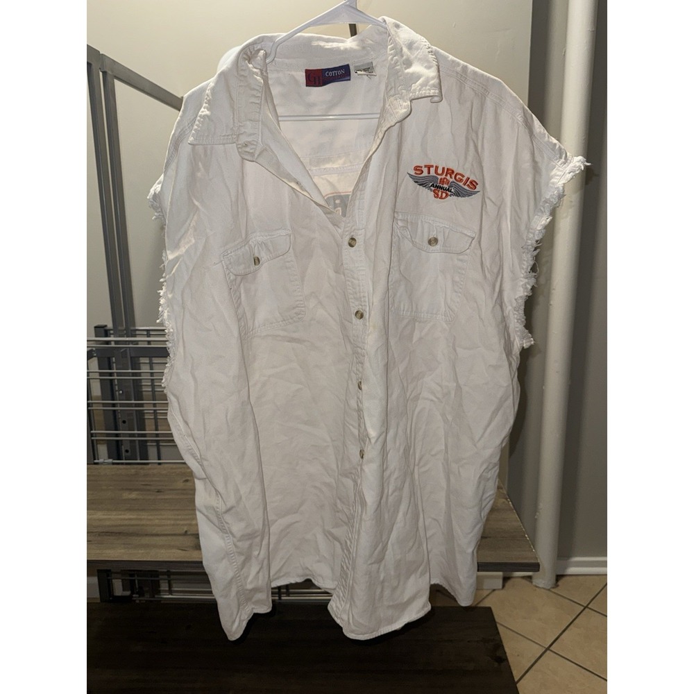 2006 Sturgis Bike Week Cut-Off Shirt 3XL Sleeveless Biker Rally Tank SD